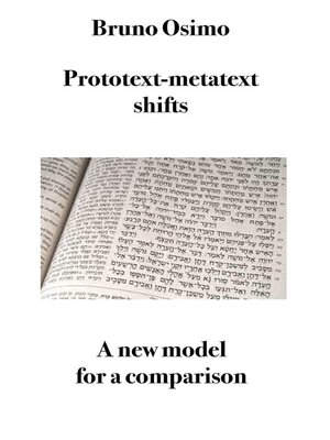 cover image of Prototext-metatext translation shifts